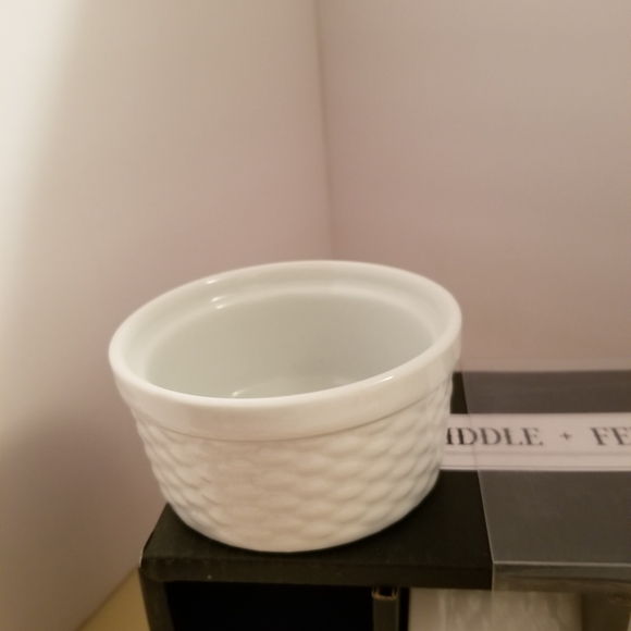 Home Essentials White Textured Ramekins - Picture 3 of 4